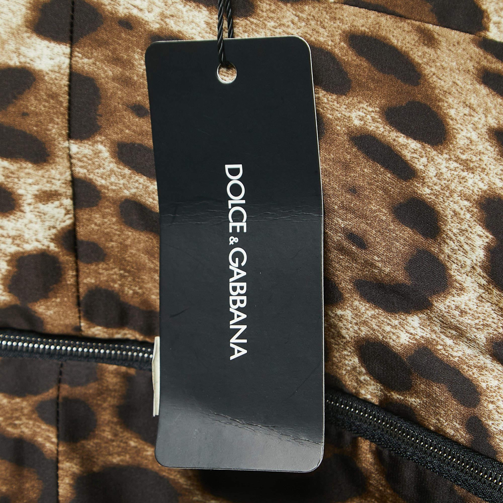 Dolce & Gabbana Black Rose Jacquard Sleeveless Short Dress L 2