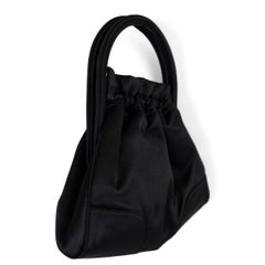 Sac de soirée Dolce & Gabbana « FRAME » en satin noir