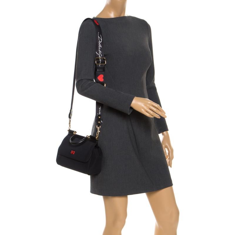 dolce and gabbana black sicily bag