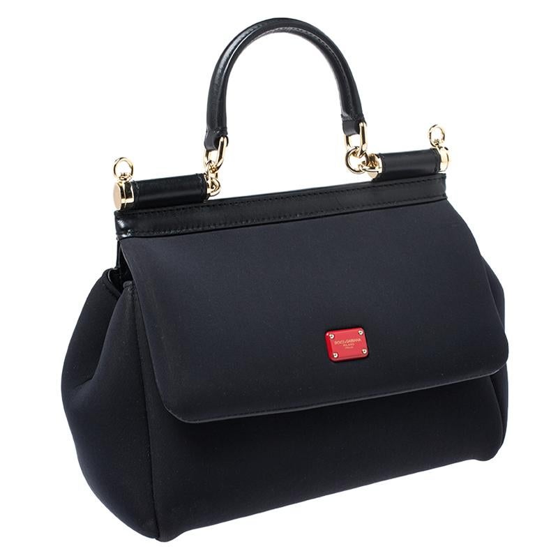 dolce gabbana sicily bag black