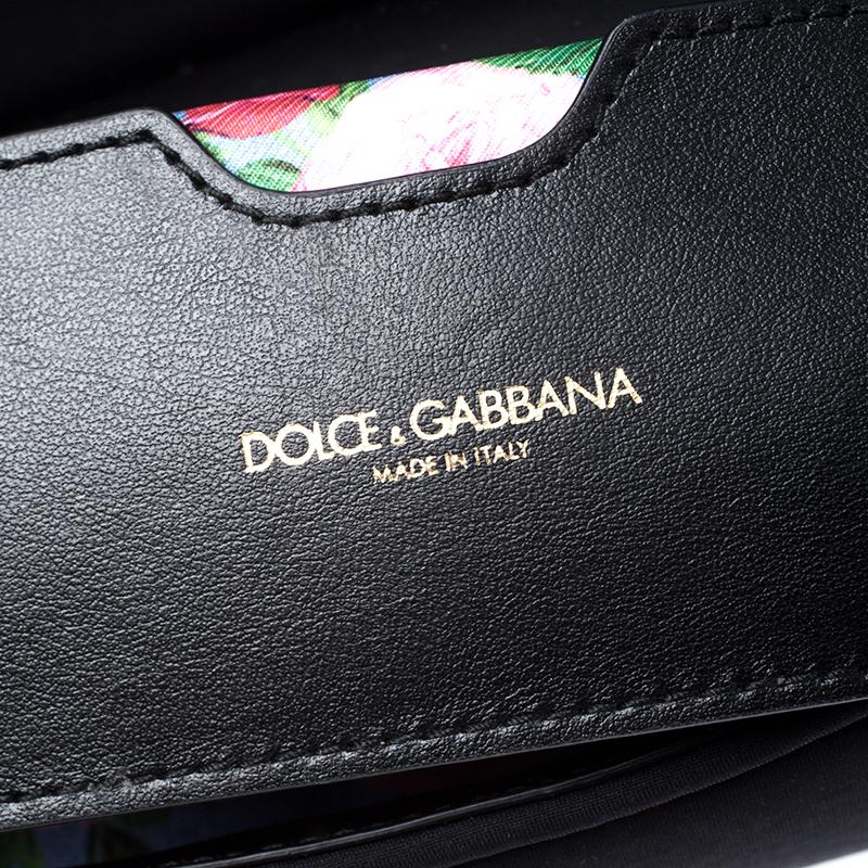 Dolce & Gabbana Black Satin Neoprene Heart Small Miss Sicily Top Handle Bag In New Condition In Dubai, Al Qouz 2
