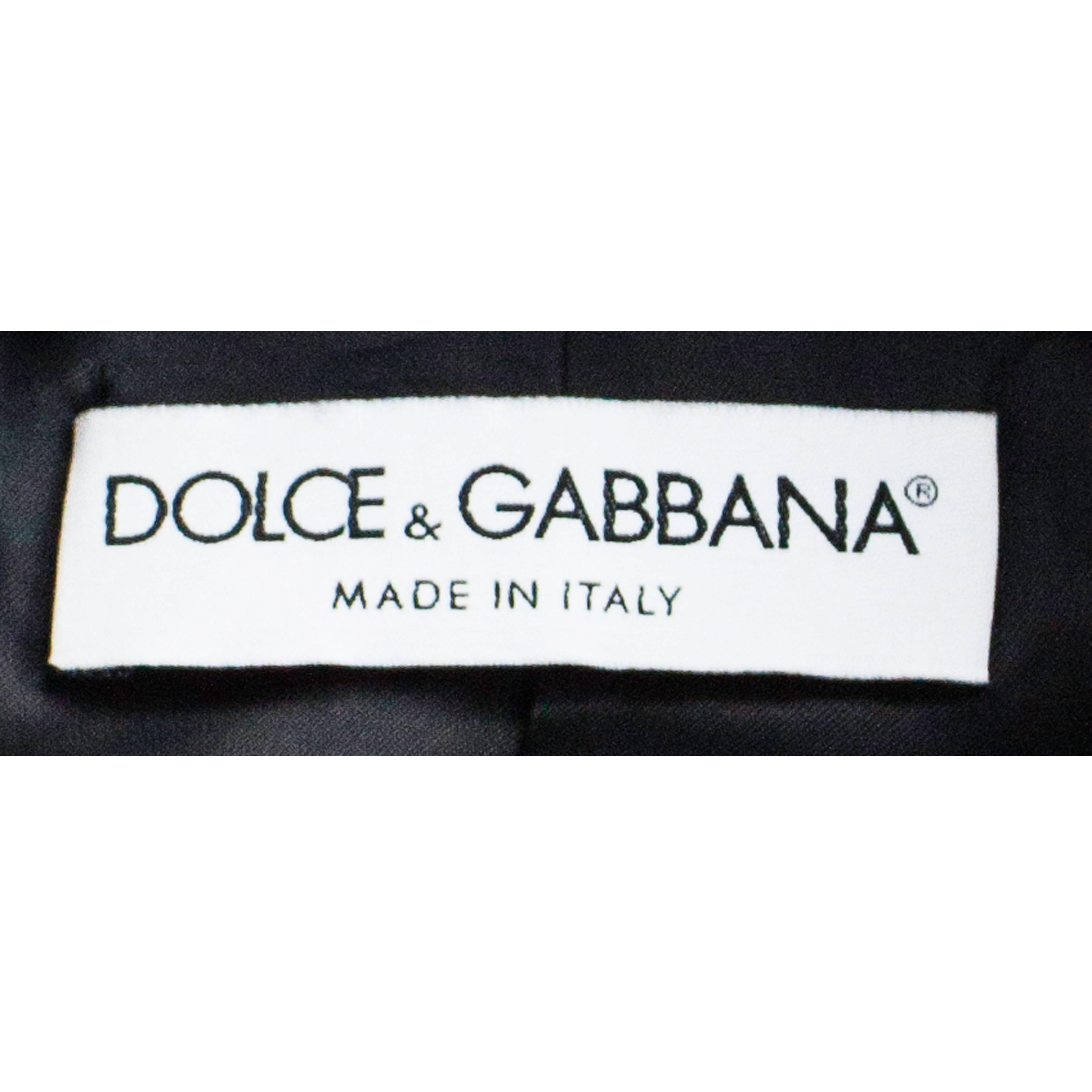 Dolce & Gabbana black sequin evening coat, Fall/winter 2012-2013 For Sale 3