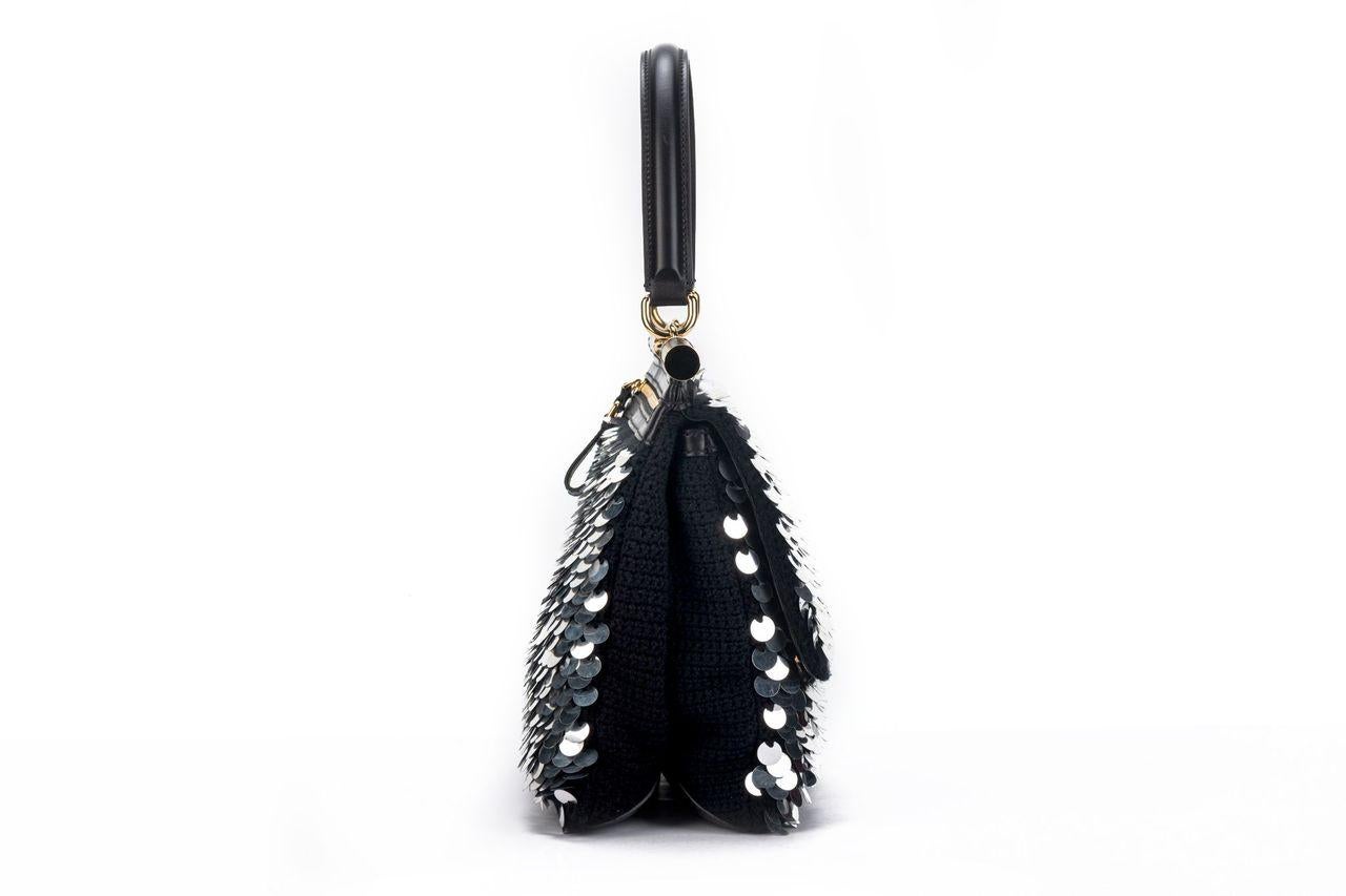 Dolce & Gabbana Black Sequins Bag In New Condition In West Hollywood, CA