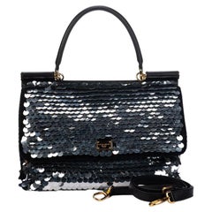 Dolce & Gabbana Black Sequins Bag