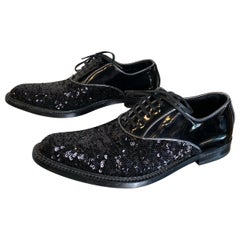 Zapatos de tacón Dolce & Gabbana de lentejuelas negras