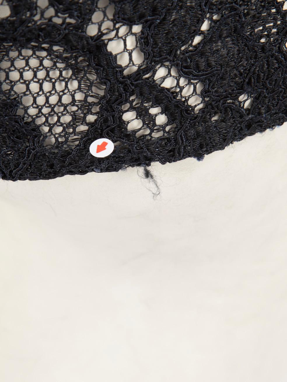 Dolce & Gabbana - Canotta in pizzo nero taglia XXS In condizioni ottime in vendita a London, GB