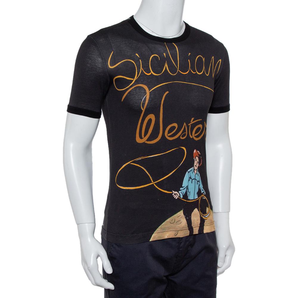 dolce and gabbana cowboy t shirt