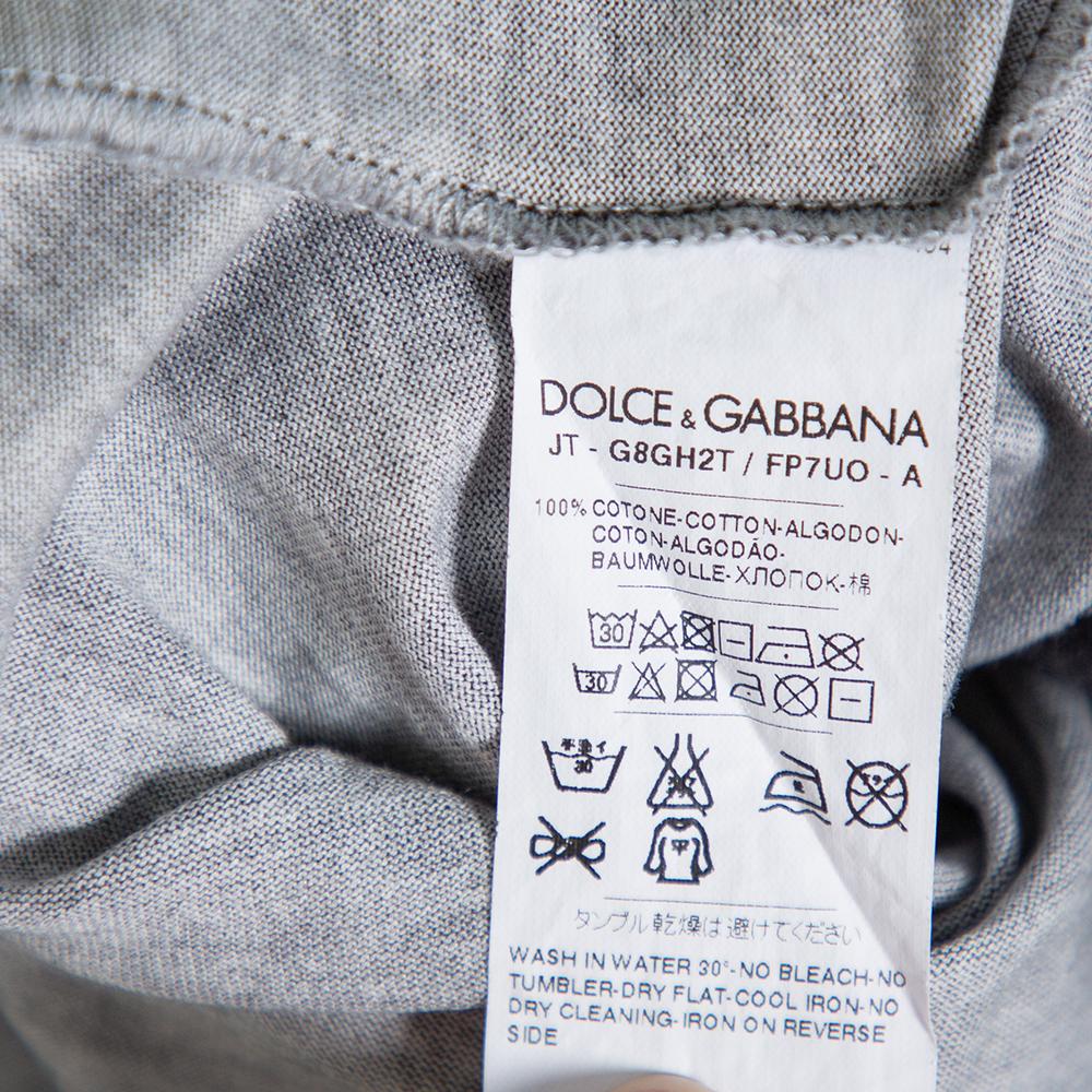 Dolce & Gabbana Schwarzes Sicilian Western-T-Shirt aus bedruckter Baumwolle mit Rundhalsausschnitt XS 1