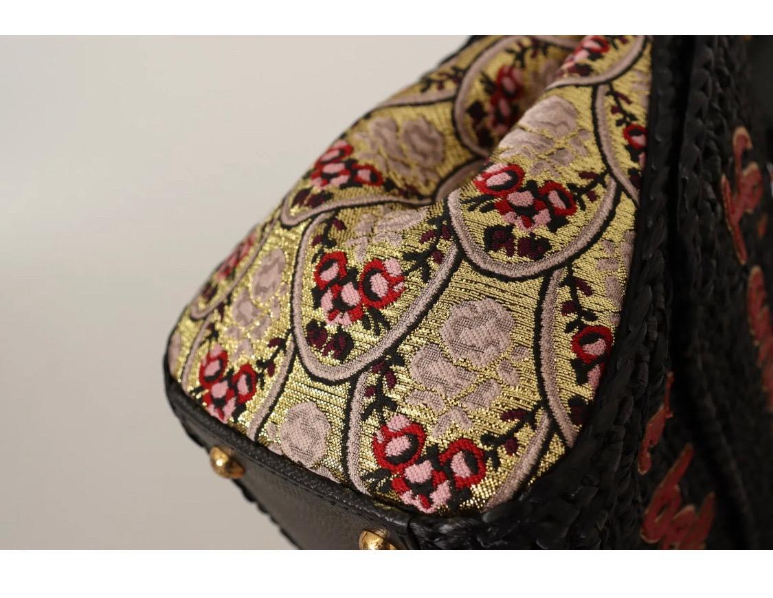 Dolce & Gabbana black Sicily l’amore e bellezza  
Top handle Purse bag  6
