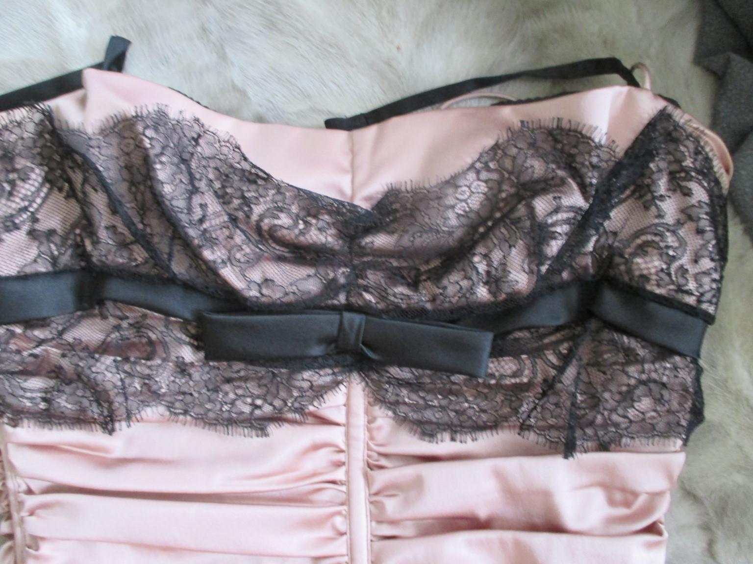 Dolce & Gabbana bustier corset en dentelle de soie noire en vente 3