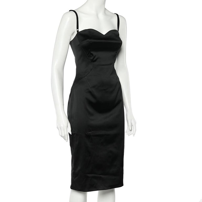 Dolce & Gabbana Bronze silk sheath dress main image 0