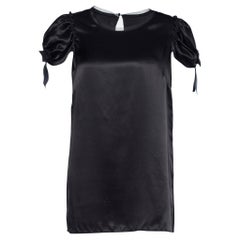 Dolce & Gabbana Black Silk Top M