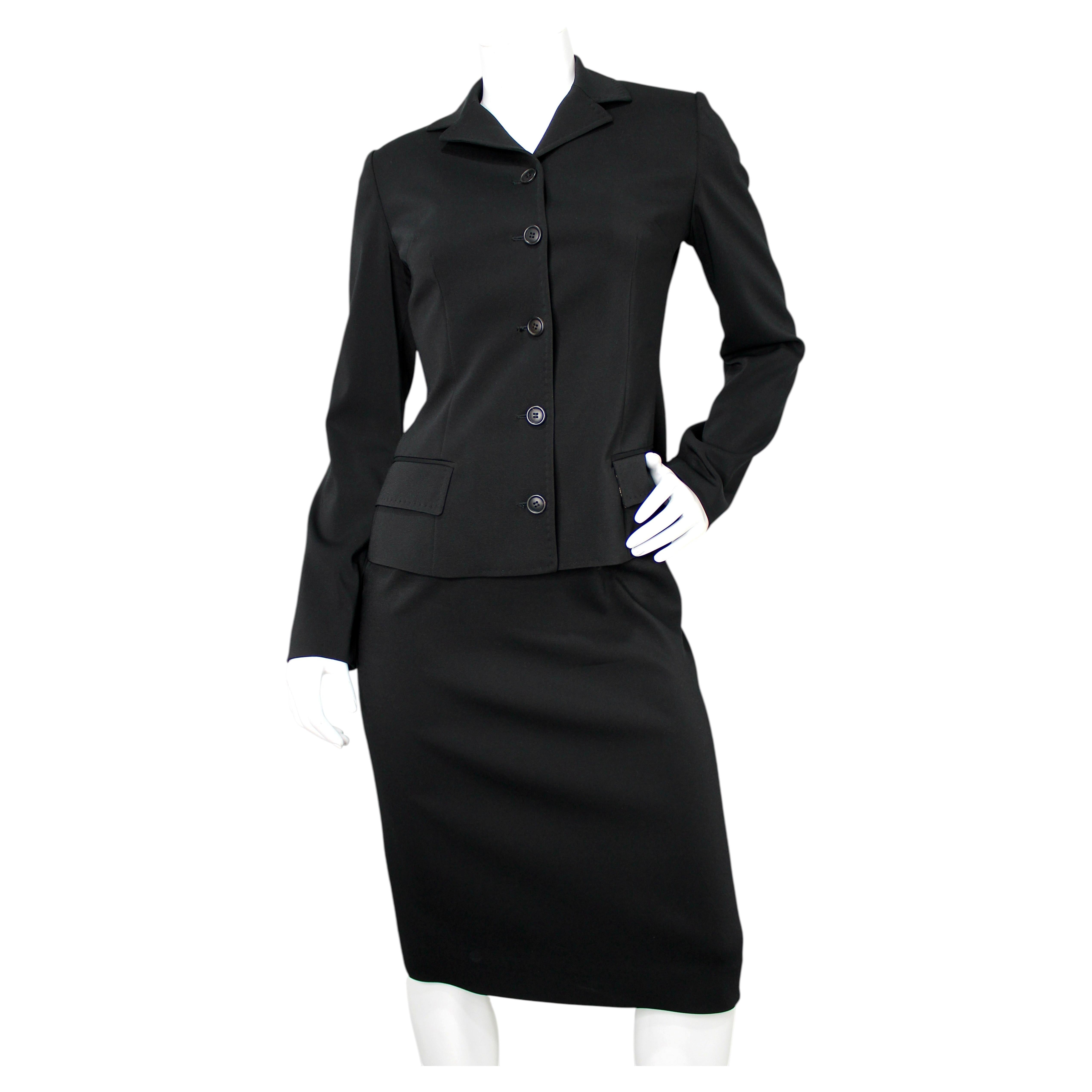 Dolce & Gabbana Black Single-Breasted Blazer Jacket For Sale