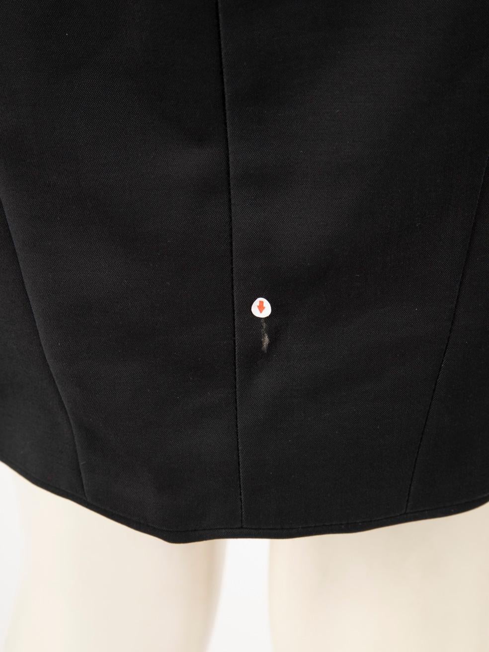 Dolce & Gabbana Schwarzes trägerloses Minikleid Größe M im Angebot 6