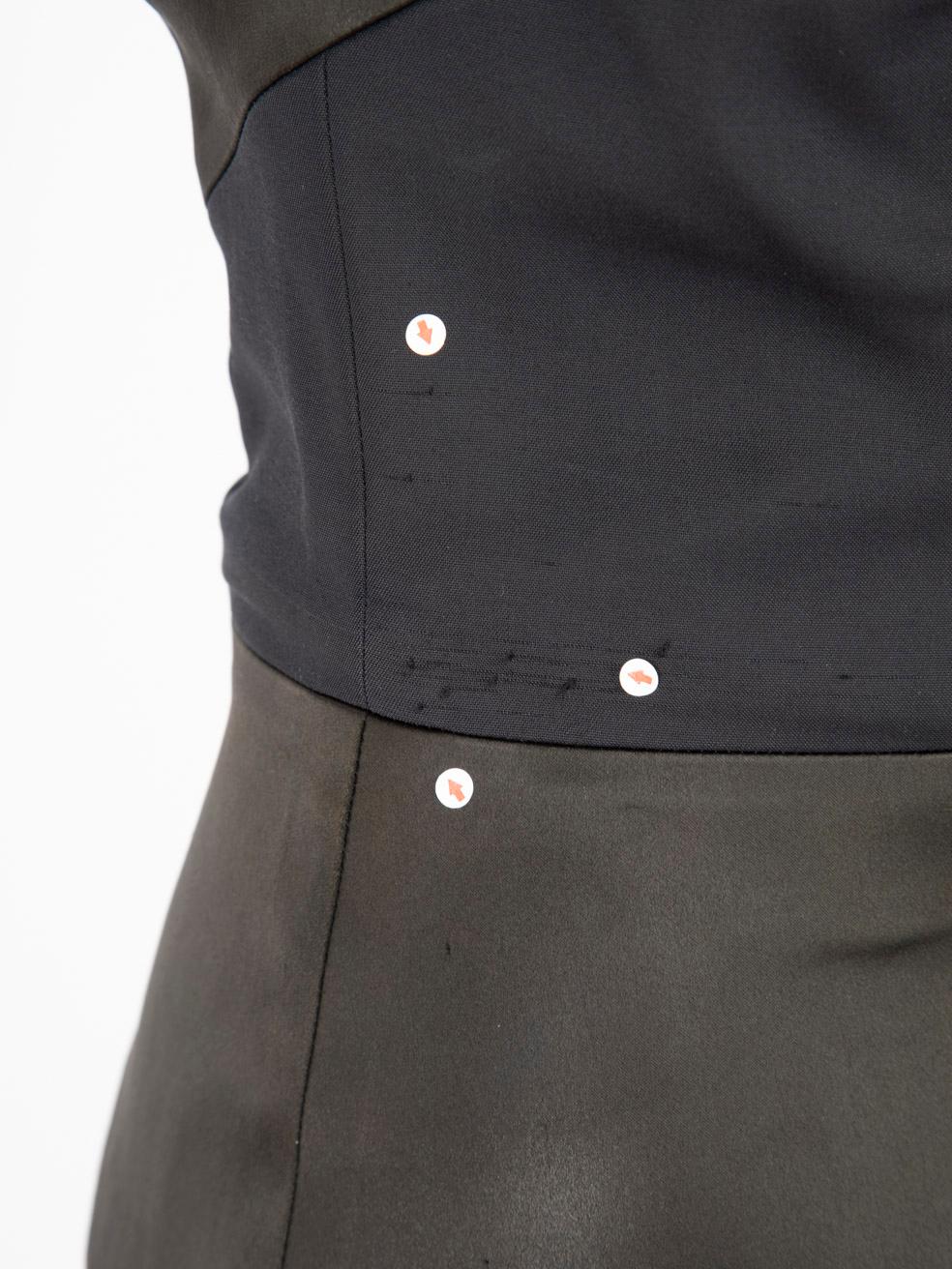 Dolce & Gabbana Schwarzes trägerloses Minikleid Größe M im Angebot 5