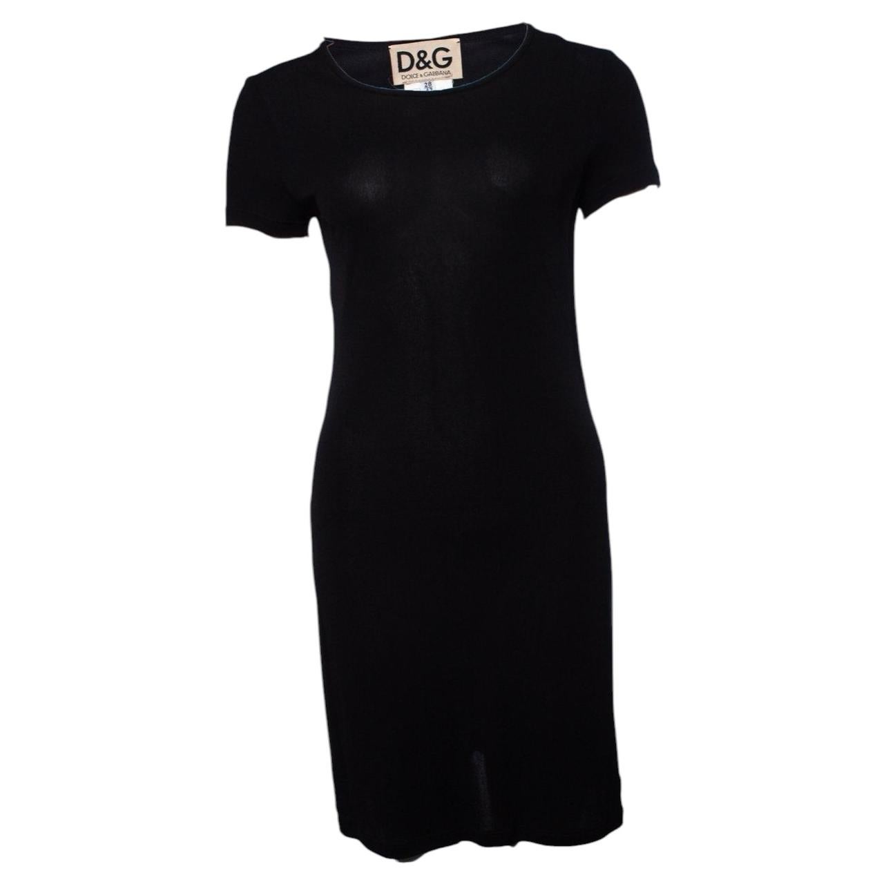 Dolce & Gabbana, black stretch dress