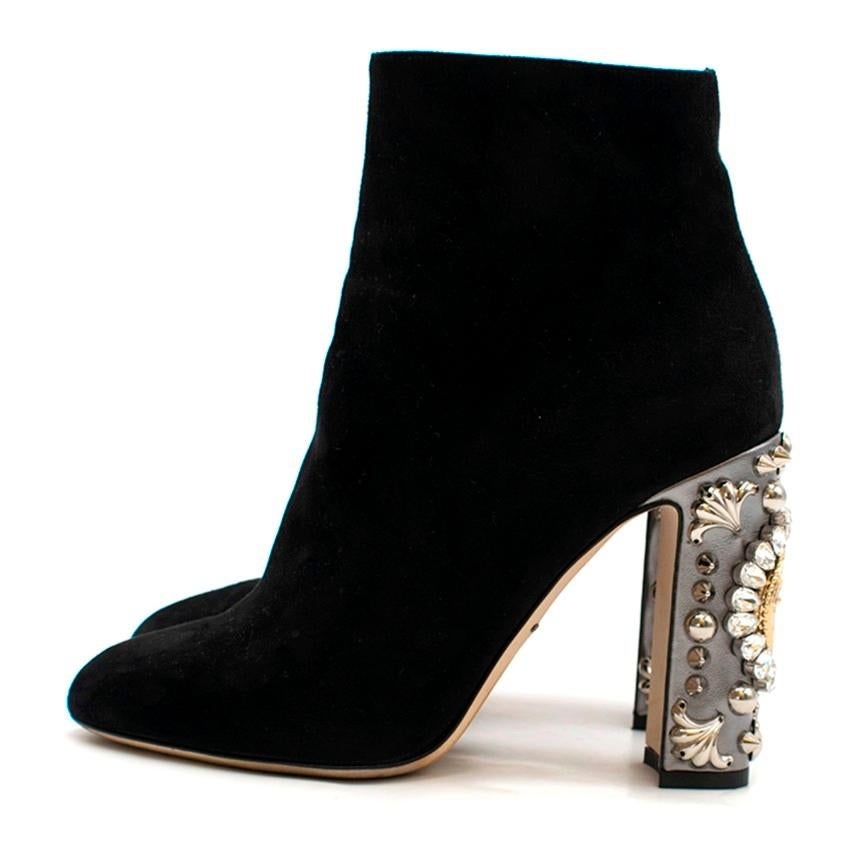 dolce and gabbana jeweled boots