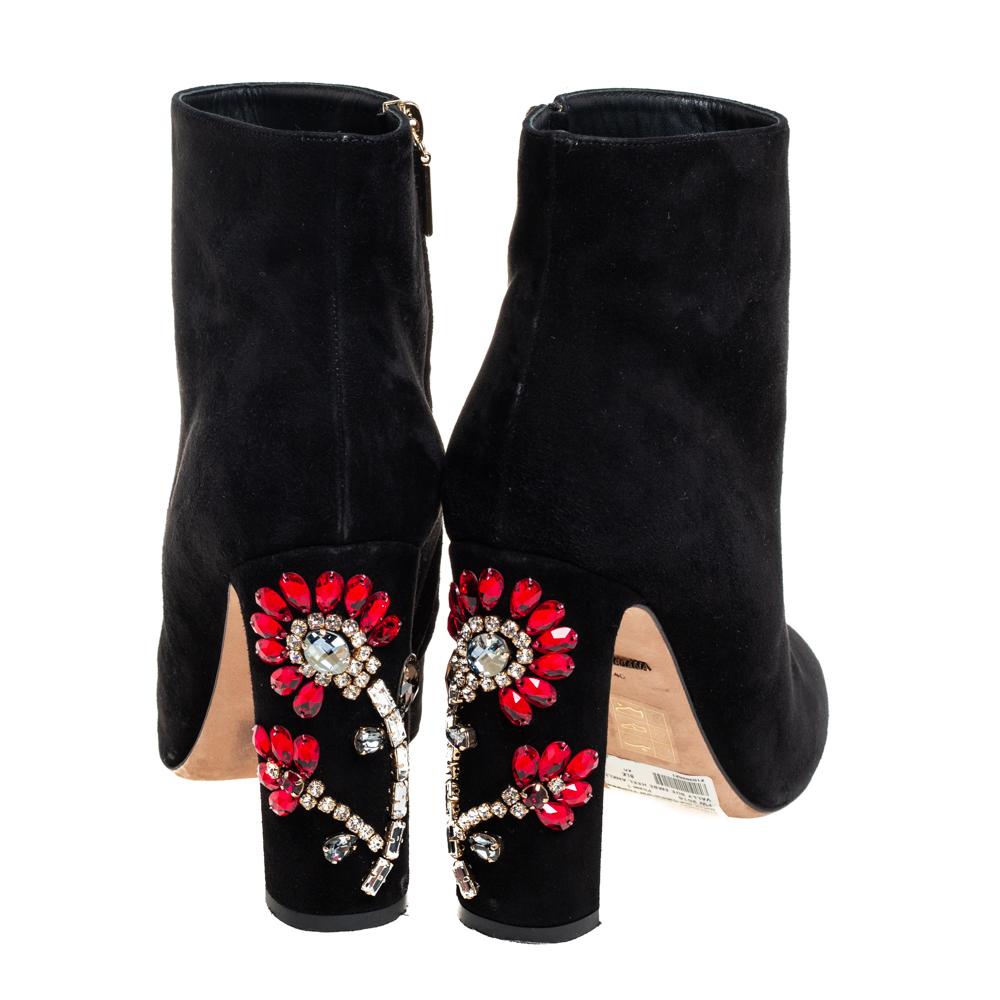 dolce and gabbana jeweled boots