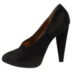 Dolce & Gabbana Escarpins à plateforme en daim noir Taille 38