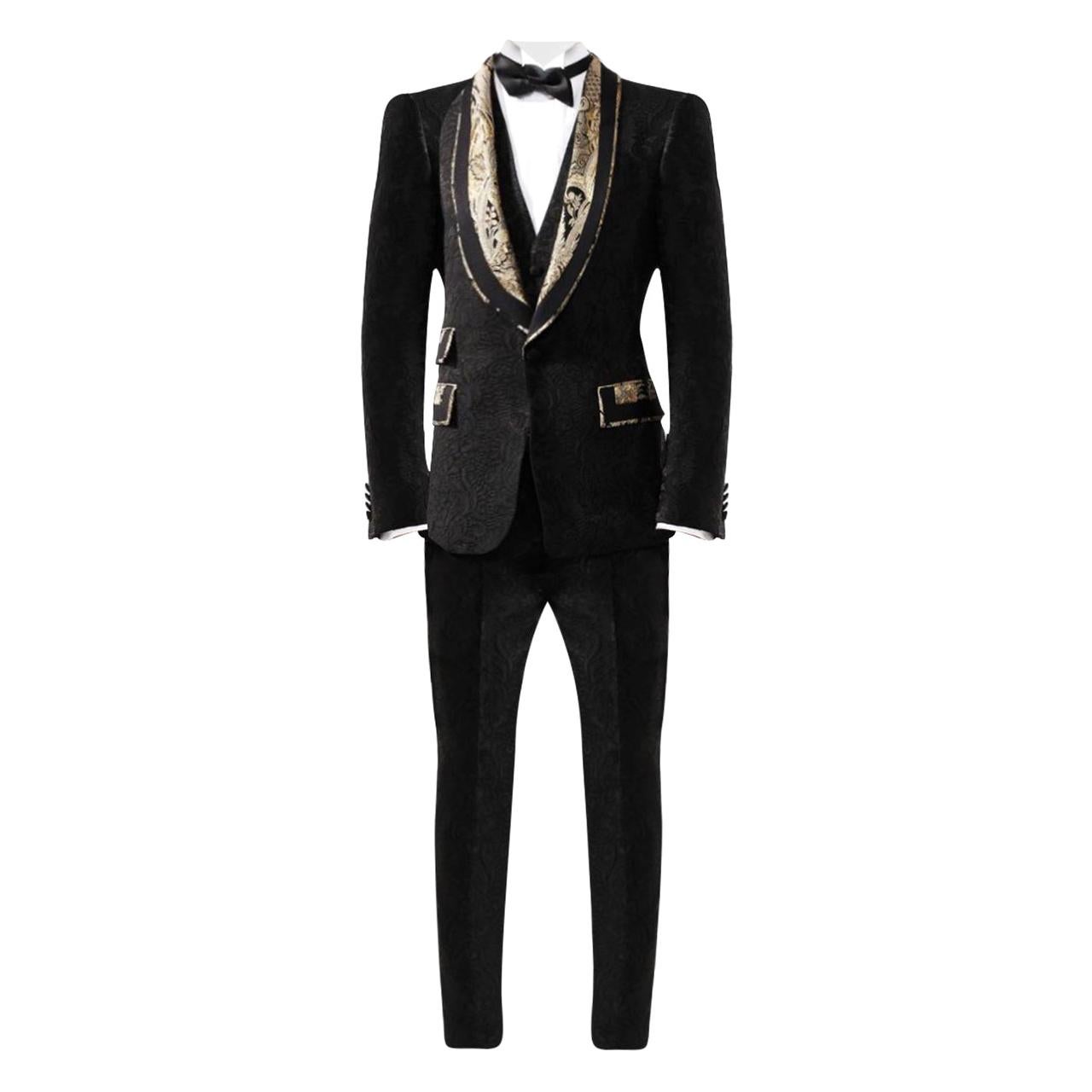 Dolce & Gabbana Black Suit for Men 