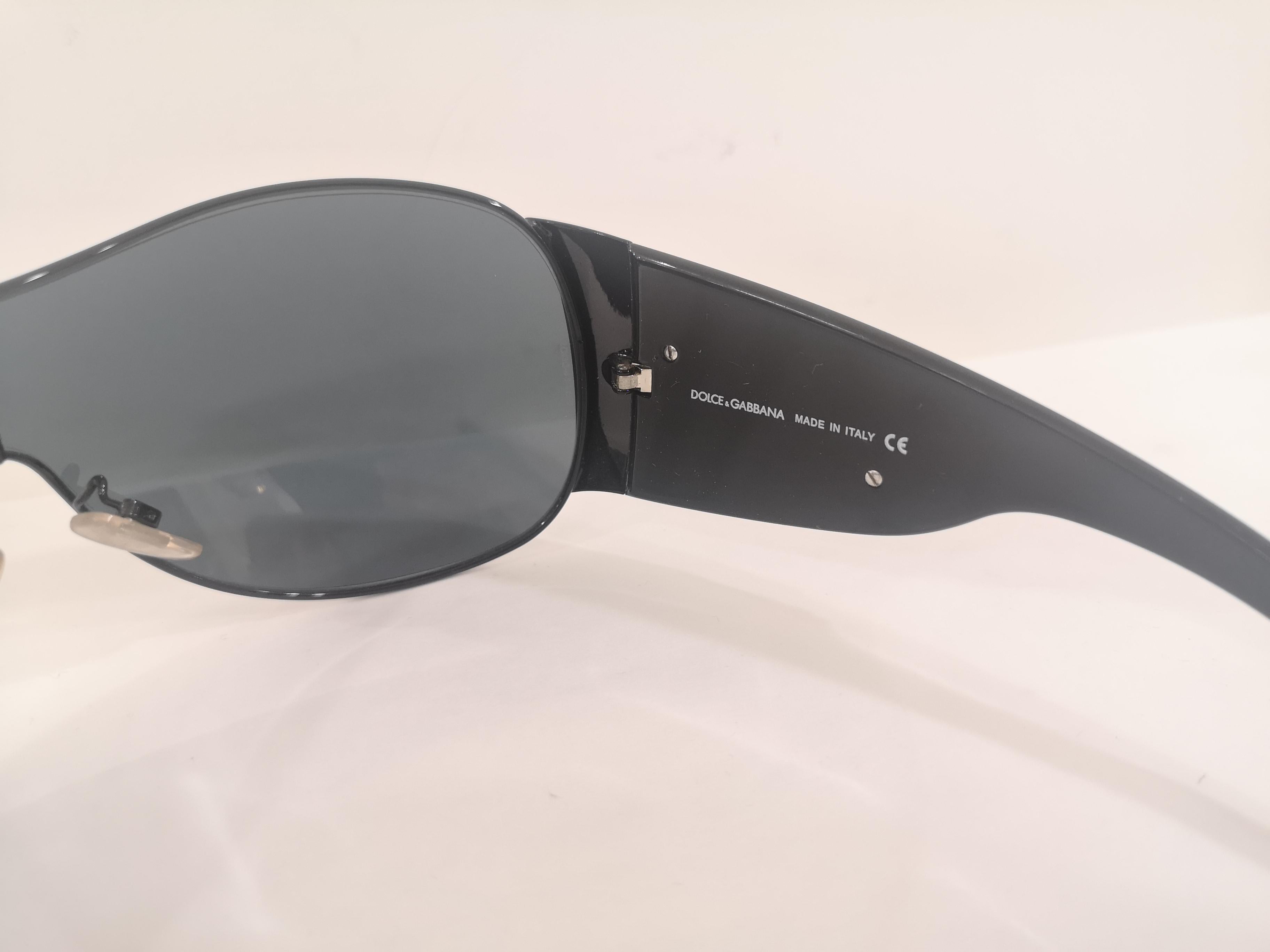 Dolce & Gabbana black Sunglasses In Excellent Condition In Capri, IT