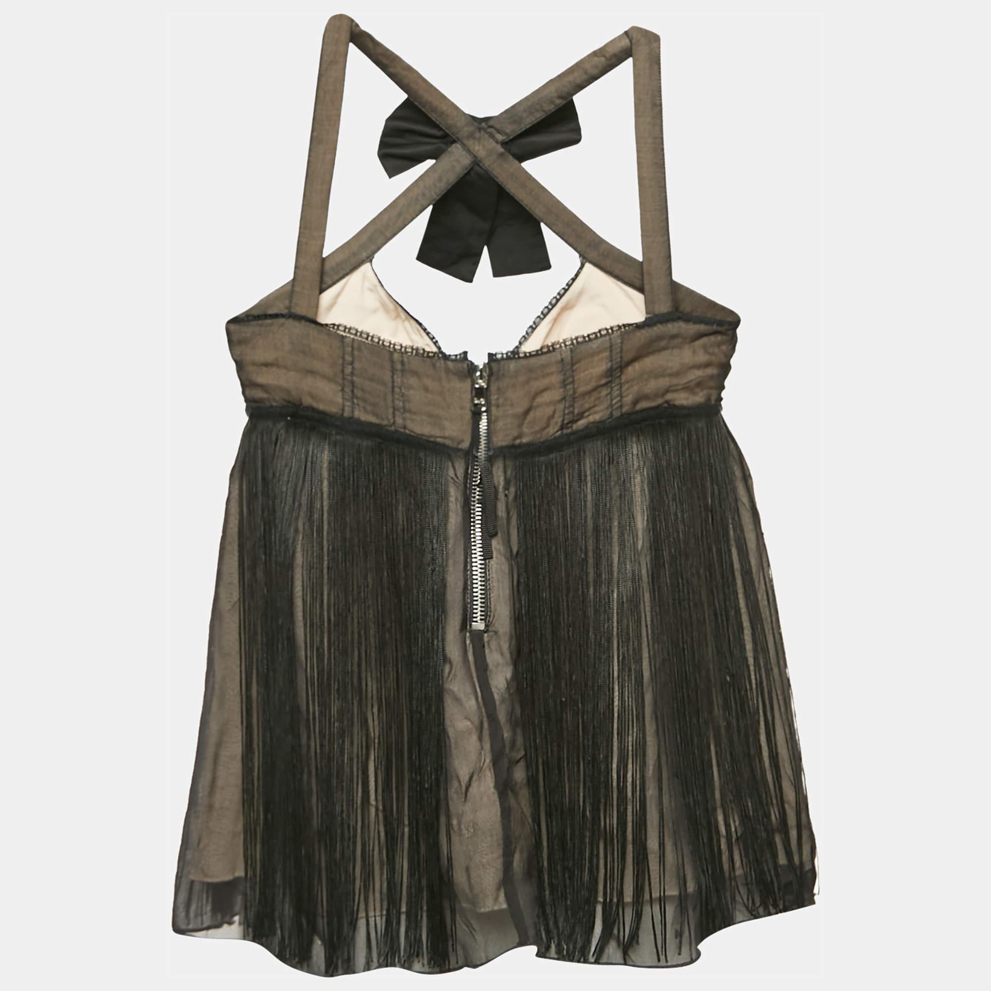 Find great style and comfort while wearing this designer top. Tailored using the best fabrics  the creation has been given immense detail. Style it with a pair of jeans and flats.