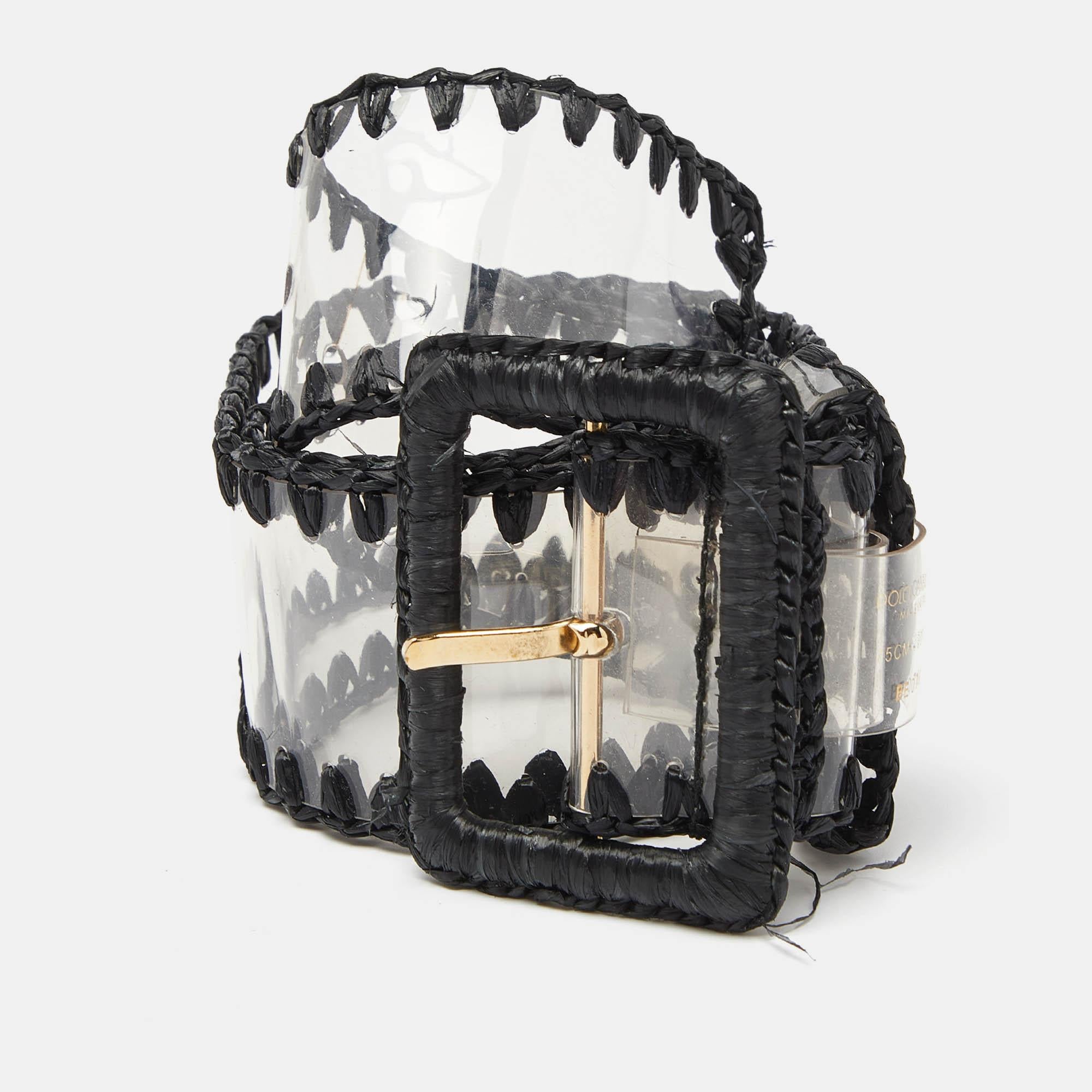 Elevate your style quotient with this designer belt. Crafted to perfection it exudes sophistication and luxury making it the ultimate accessory for those who demand both quality and fashion.