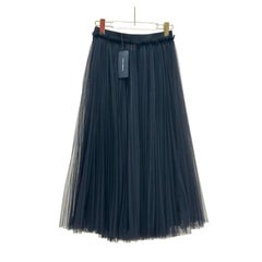 Dolce & Gabbana Black Tulle & Lace Skirt Sz.42