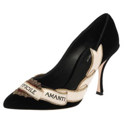dolce gabbana velvet love Dolce
Gabbana Black Velvet Love Embellished Pointed Toe Pumps Size 37