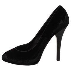 Dolce 
Gabbana Black Velvet Pumps Size 39.5