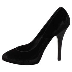 Dolce & Gabbana - Pompe in velluto nero misura 39,5