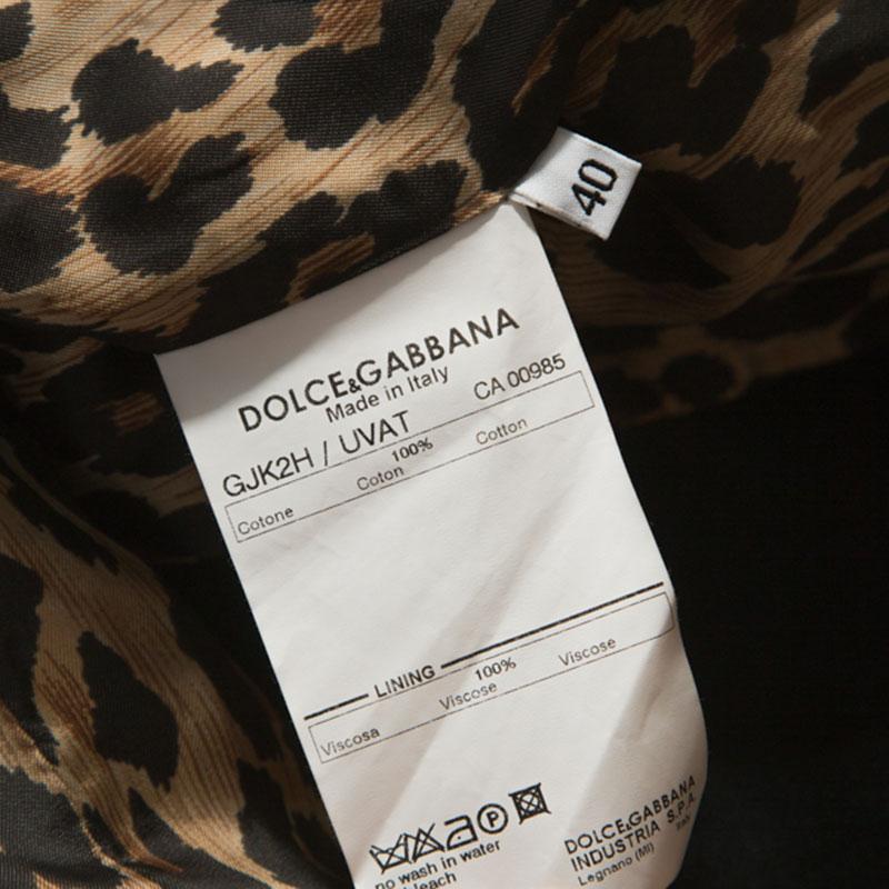 Dolce & Gabbana Black Velvet Velcro Closure Blazer S 1