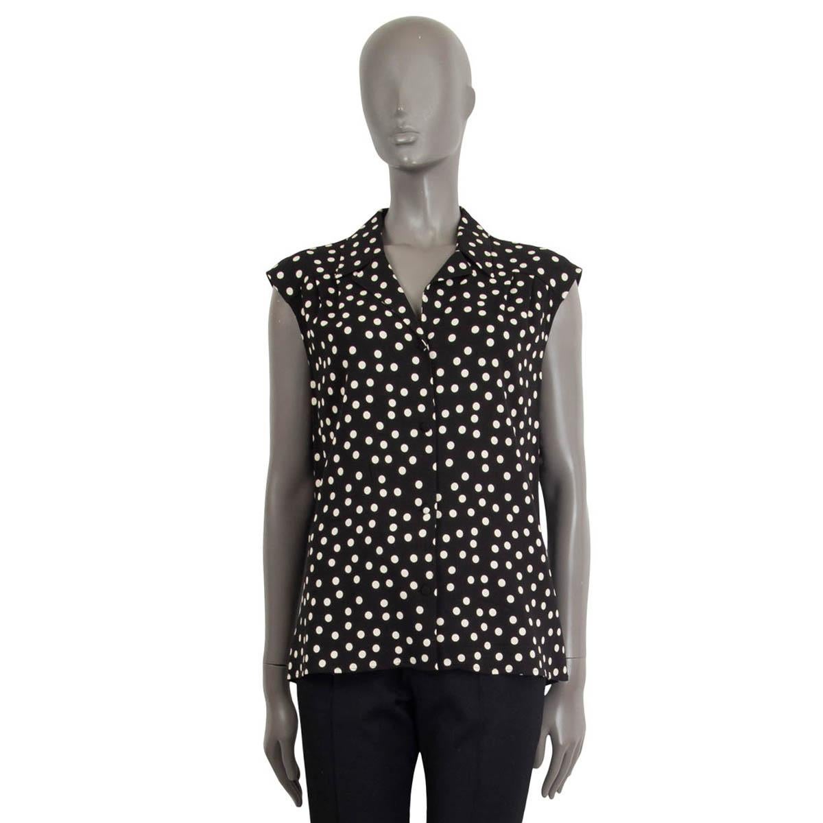 dolce gabbana polka dot blouse