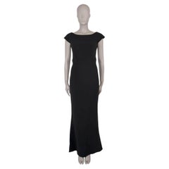 DOLCE & GABBANA Robe de soirée en viscose noire XS