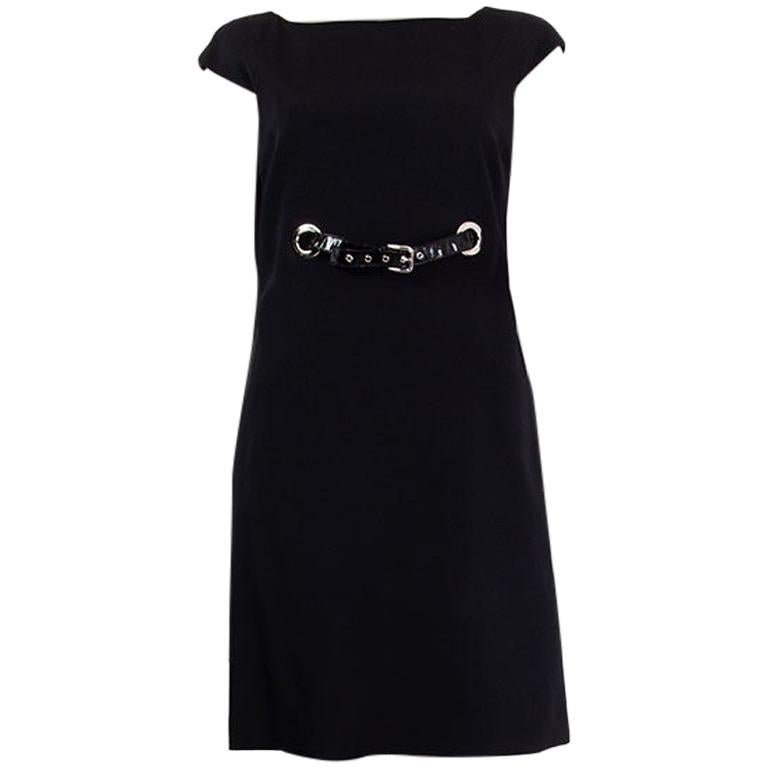 DOLCE and GABBANA black WAIST BELT Cap Sleeve Shift Dress 42 M For Sale at 1stDibs | shift dress with belt DOLCE and GABBANA black WAIST BELT Cap Sleeve Shift Dress 42 M For Sale at 1stDibs | shift dress with belt