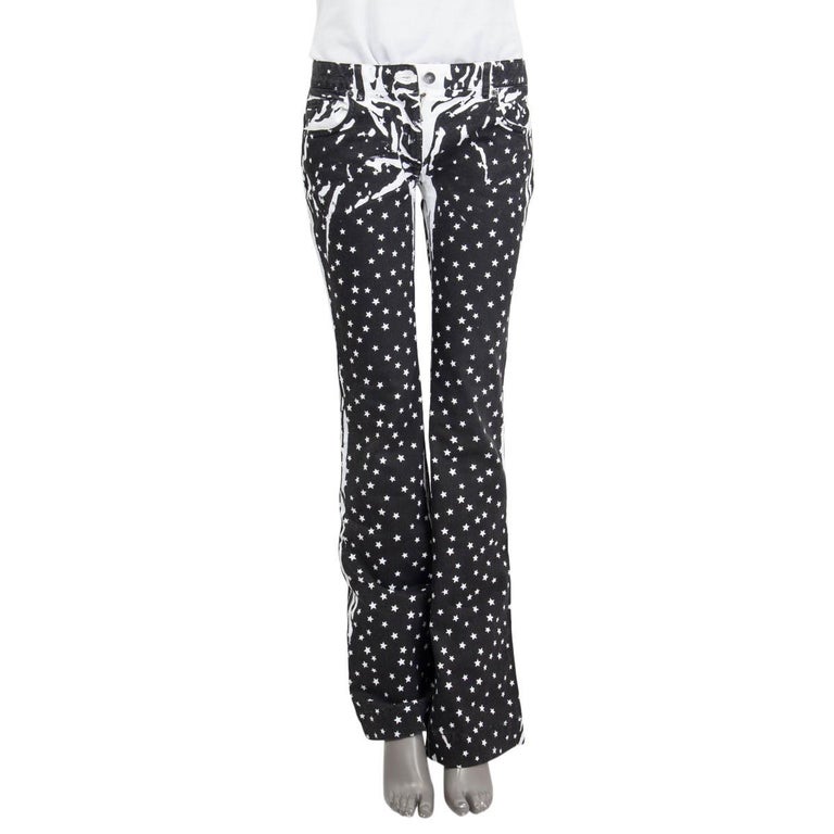 DOLORES STAR STRIPE DENIM PANTS