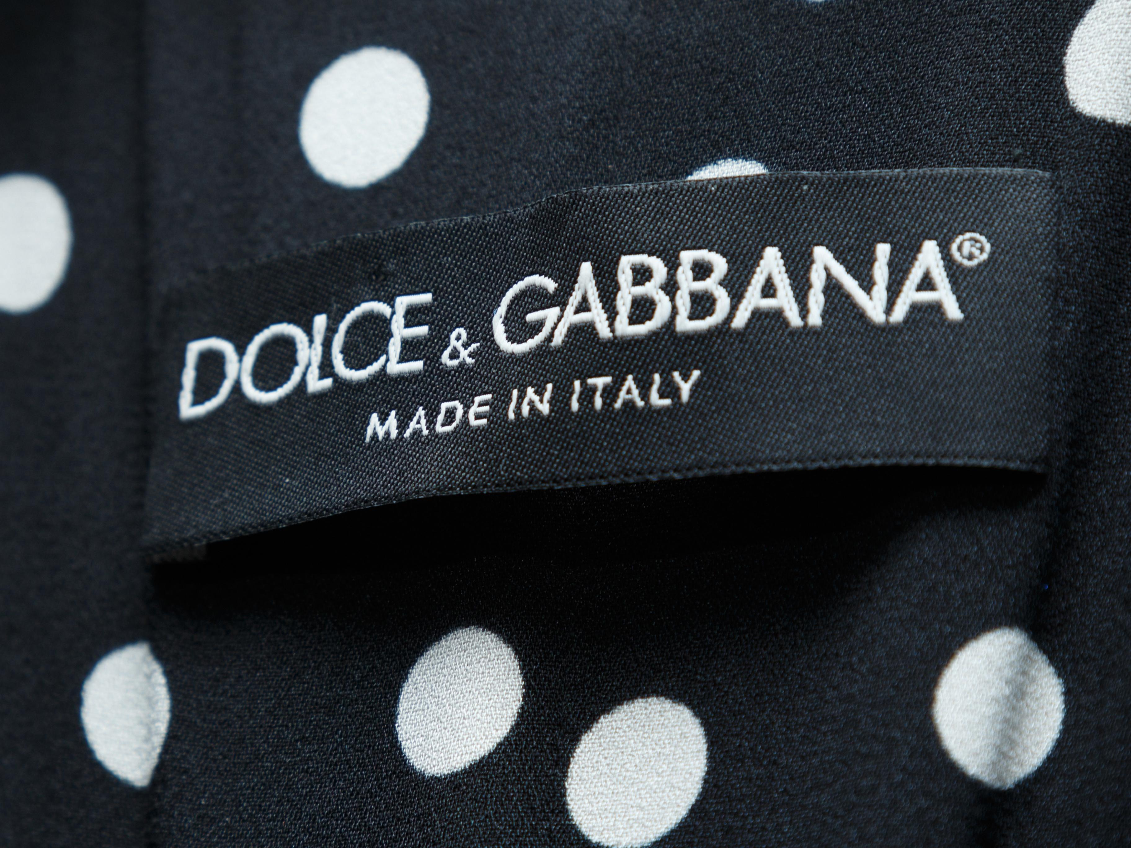 Gray Dolce & Gabbana Black & White Houndstooth Blazer