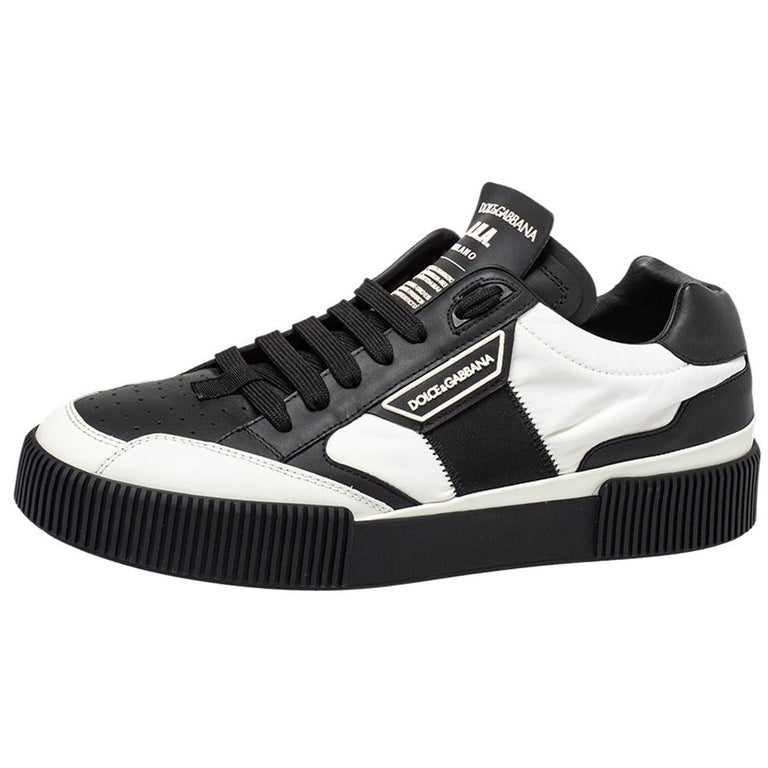 Dolce and Gabbana Black/White Leather And Nylon Miami Low Top Sneakers Size  42 at 1stDibs | dolce and gabbana miami sneakers, dolce gabbana miami  sneakers, dolce gabbana dna milano