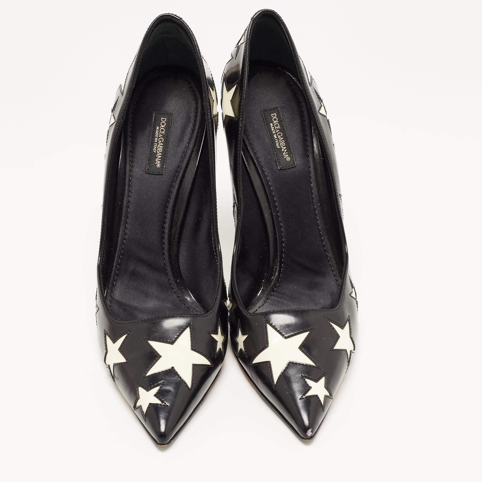 Make a chic style statement with these designer pumps. They showcase sturdy heels and durable soles, perfect for your fashionable outings!

