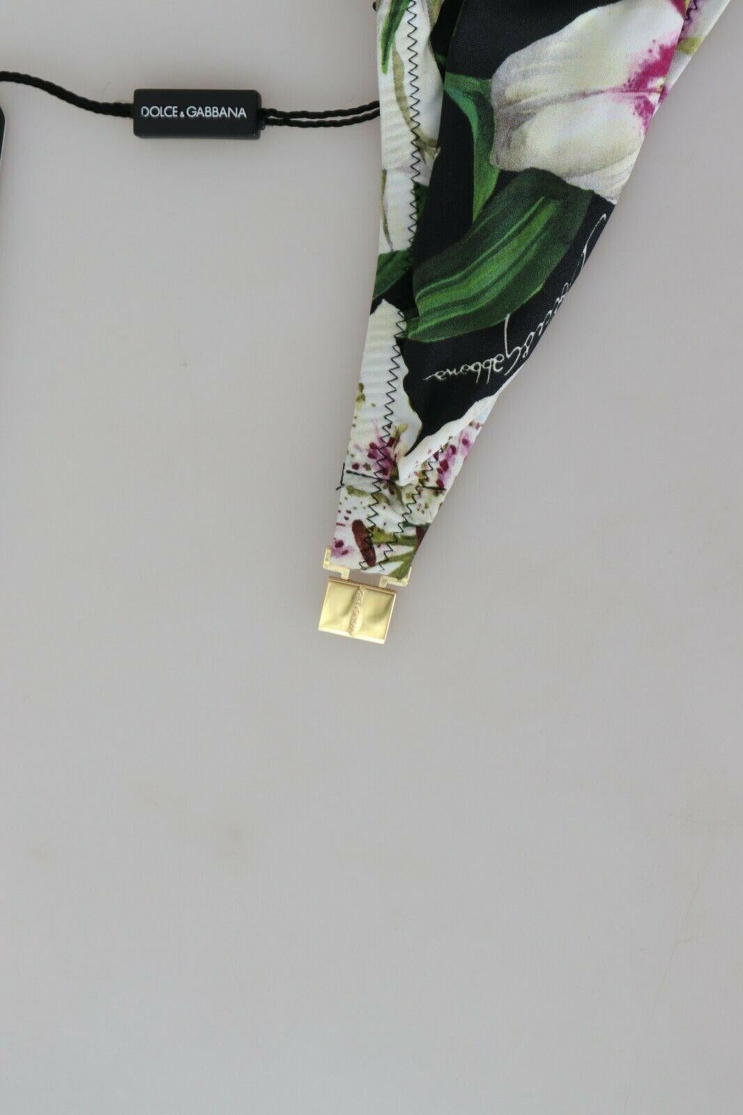 Dolce & Gabbana Costume da bagno in due pezzi con giglio nero e bianco, Bikini Swimwear Flowers in vendita 3