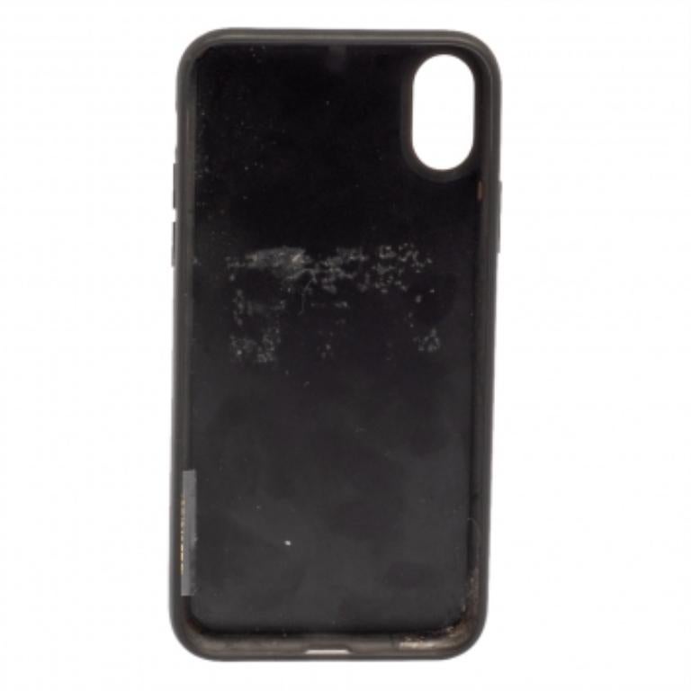 Women's Dolce & Gabbana Black/White Rubber DG Logo iPhone X Case For Sale