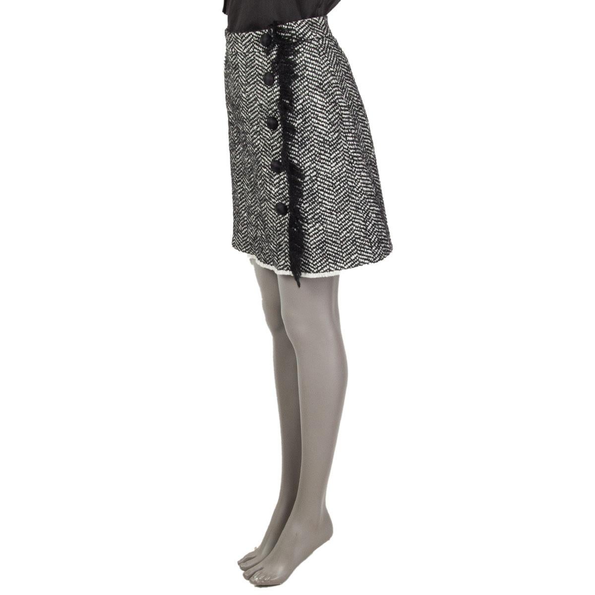 dolce and gabbana tweed skirt