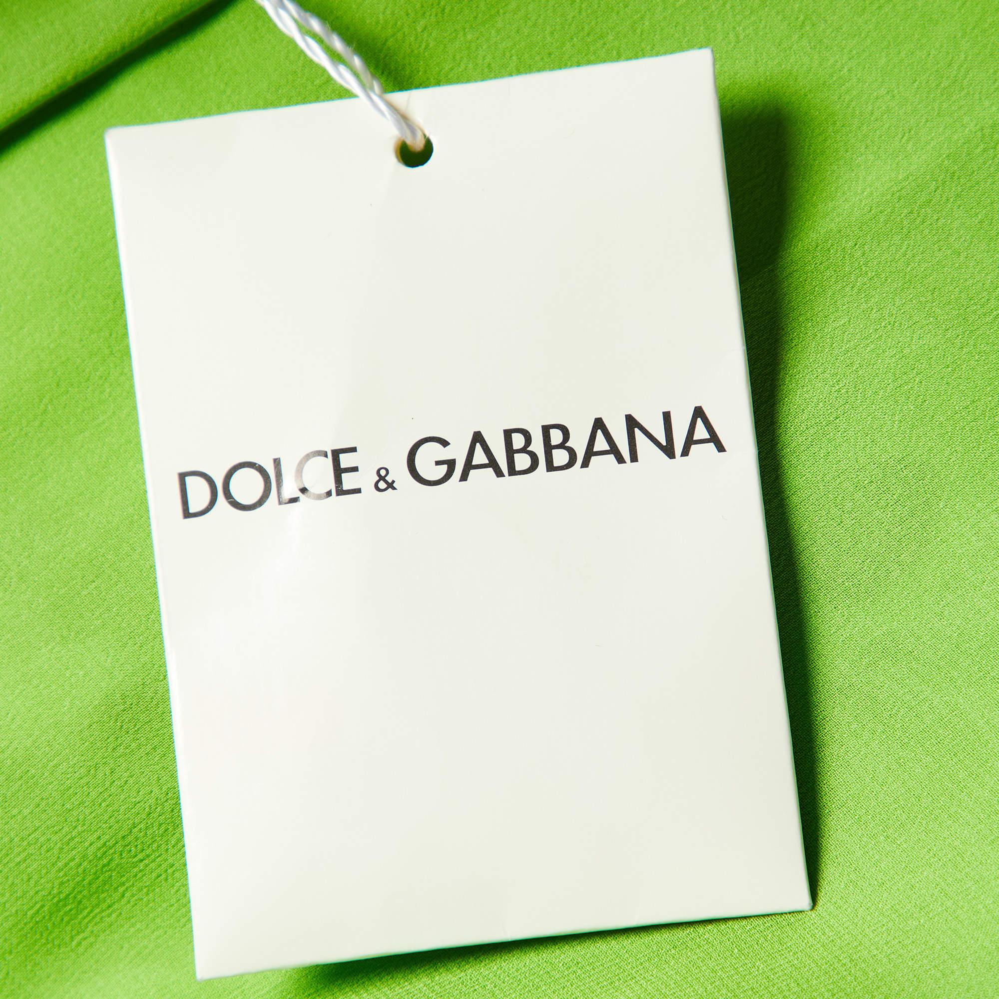 Women's Dolce & Gabbana Black & White Zebra Printed Silk Satin Coat & Pants L/S