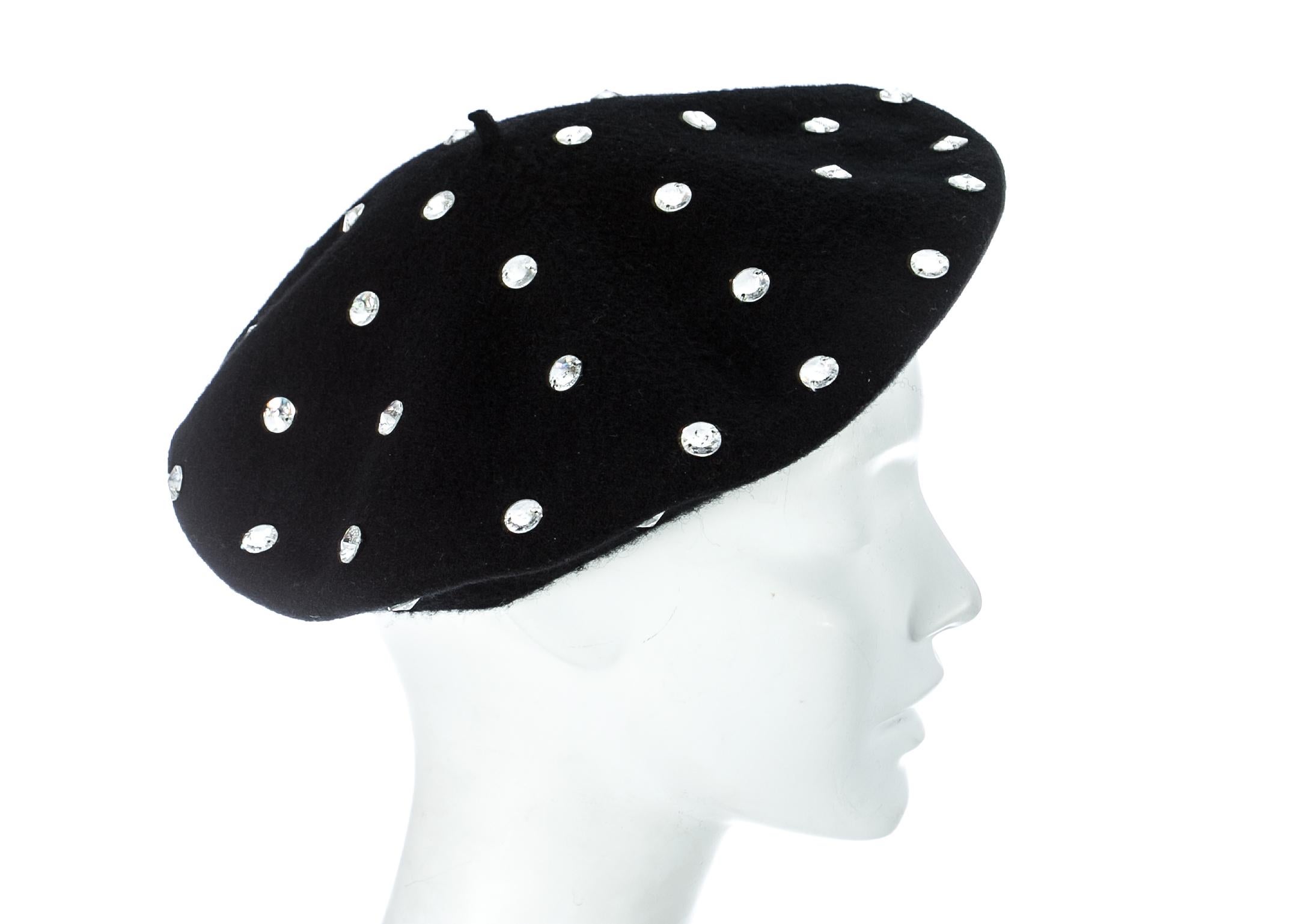 100/% wool beret hat beret winter hat black beret vintage beret Polka dots beret hat polka dots white beret gift for girl