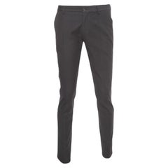 Dolce & Gabbana - Pantaloni slim in misto lana neri M.