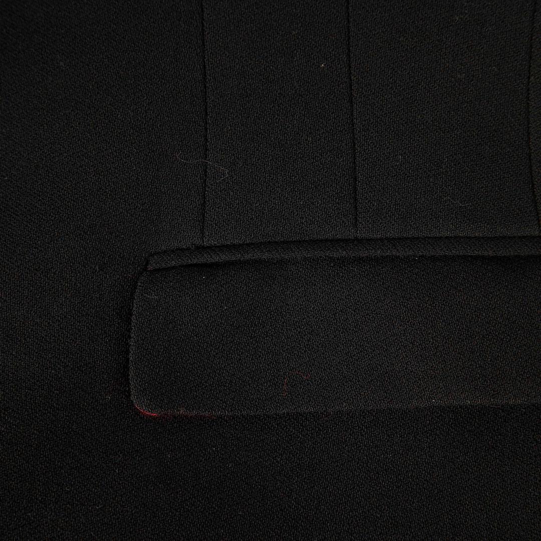 Women's Dolce & Gabbana Black Wool Mid Length Blazer Size XS For Sale