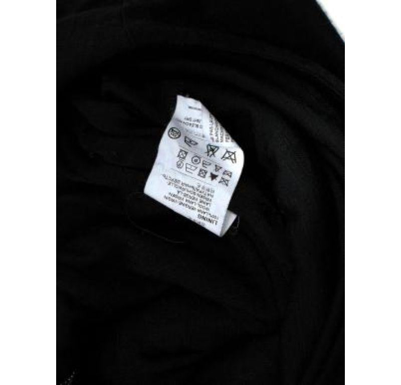 Dolce & Gabbana Black Wool Ruched Sleeveless Mini Dress For Sale 1