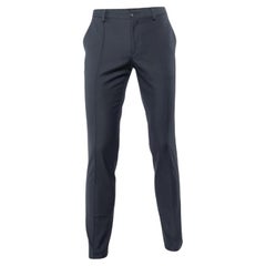 Dolce & Gabbana - Pantaloni sartoriali neri in lana e seta M.