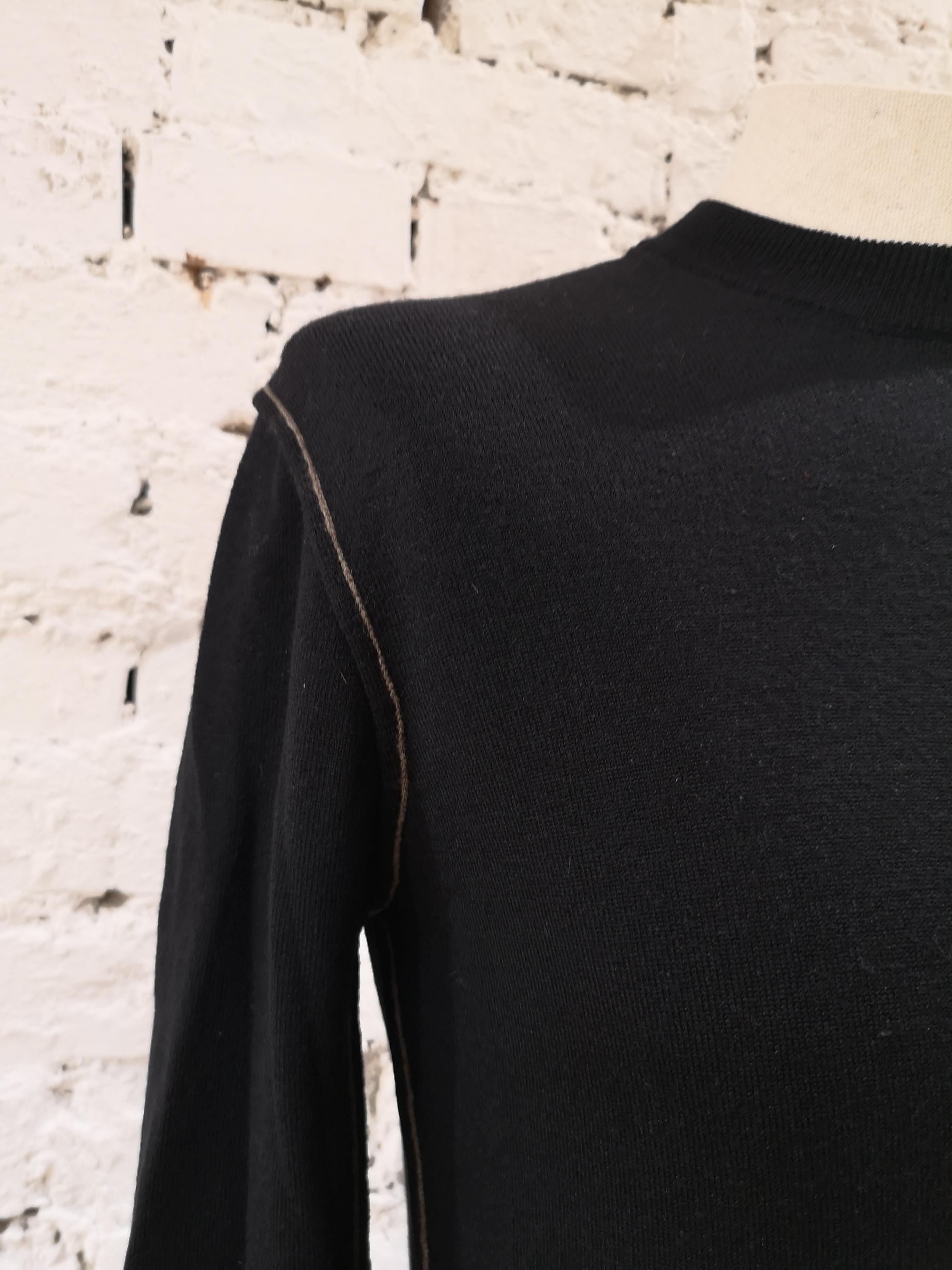 Men's Dolce & Gabbana black wool sweater