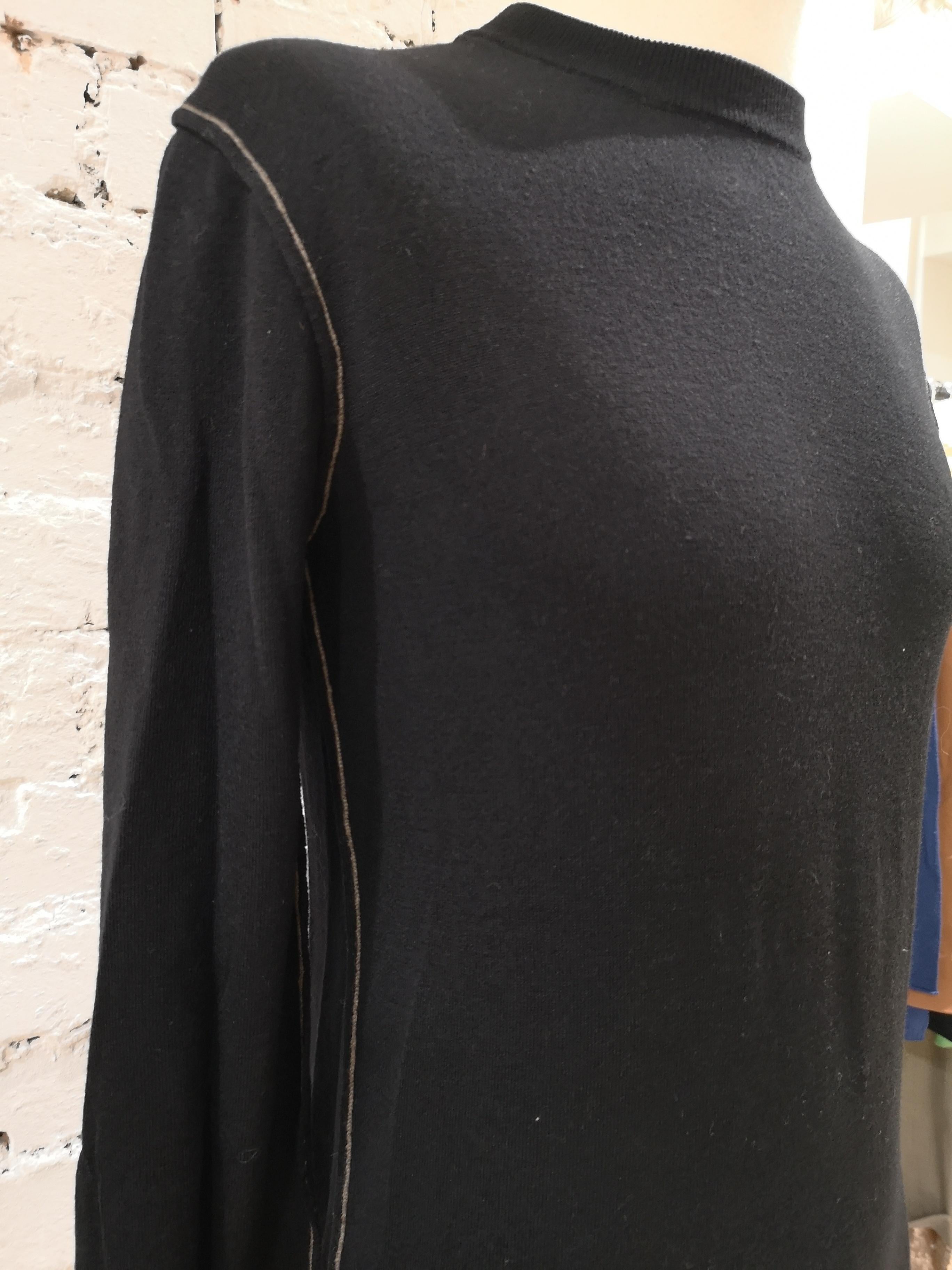 Dolce & Gabbana black wool sweater 1